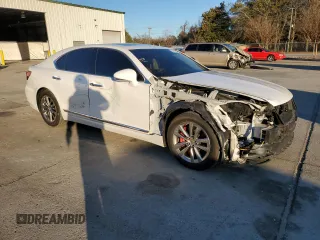 2015 Lexus LS 460 z VIN JTHCL5EF5F5024173, wystawiony jako Copart lot #83751124 z przebiegiem 129 730 mil mil oraz Szkoda całkowita • Salvage title. Historia ofert i sprzedaży dostępna na DreamBid. Obrazek 4.