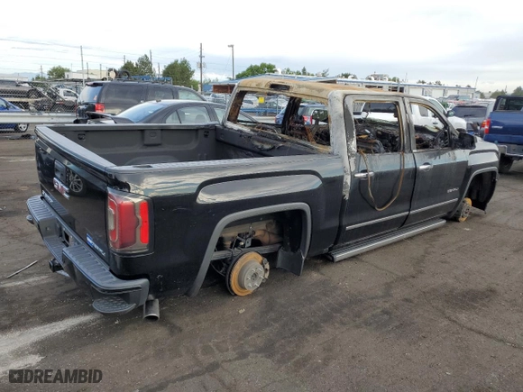 2017 GMC Sierra 1500 Denali with VIN 3GTU2PEJ8HG160494, listed as a Copart auction lot 45989915 with 0 mi miles and Non Repairable. Bid and sale history available at carsss.com. Image 3.