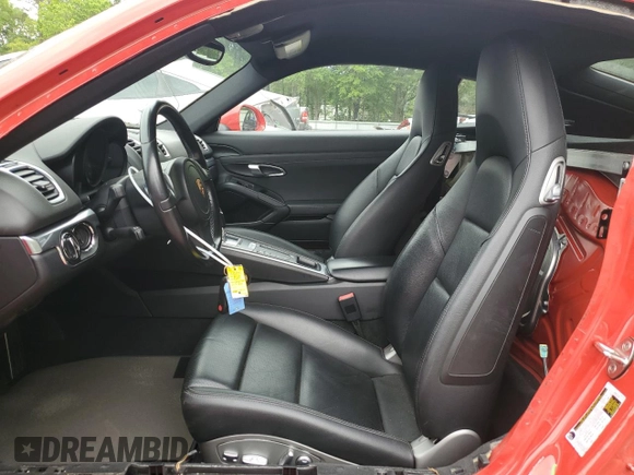2016 Porsche Cayman S with VIN WP0AB2A80GK185261, listed as a Copart auction lot 52135744 with 80,607 mi miles and . Bid and sale history available at DreamBid. Image 7.