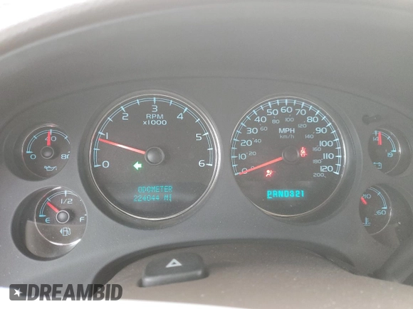 2007 GMC Yukon SLT with VIN 1GKFK13097R274362, listed as a Copart auction lot 44546475 with 224,044 mi miles and Salvage Title. Bid and sale history available at carsss.com. Image 9.