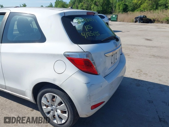 2014 Toyota Yaris L with VIN VNKJTUD35EA011933, listed as a IAAI auction lot 42150303 with 114,369 mi miles. Bid and sale history available at carsss.com. Image 13.