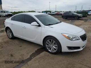 2016 Buick Regal Premium II with VIN 2G4GS5GX6G9191492, listed as a Copart auction lot 57772935 with 56,469 mi miles and Clean title. Bid and sale history available at DreamBid. Image 4.