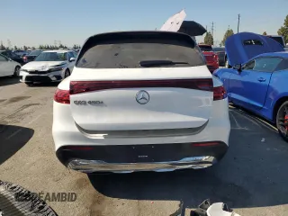 2023 Mercedes-Benz EQS with VIN 4JGDM2DB2PA009196, listed as a Copart auction lot 63701564 with 13,718 mi miles and Salvage Title. Bid and sale history available at carsss.com. Image 6.