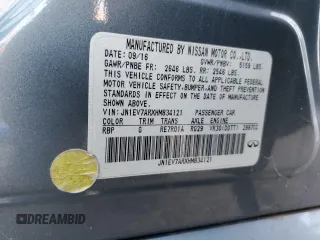 2017 Infiniti Q50 3.0t Premium with VIN JN1EV7ARXHM834121, listed as a Copart auction lot 83004444 with 90,569 mi miles and Salvage Title. Bid and sale history available at carsss.com. Image 12.