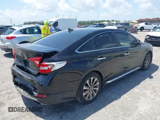 2017 Hyundai Sonata Sport with VIN 5NPE34AF6HH458809, listed as a IAAI auction lot 41977694 with 100,826 mi miles and . Bid and sale history available at DreamBid. Image 4.