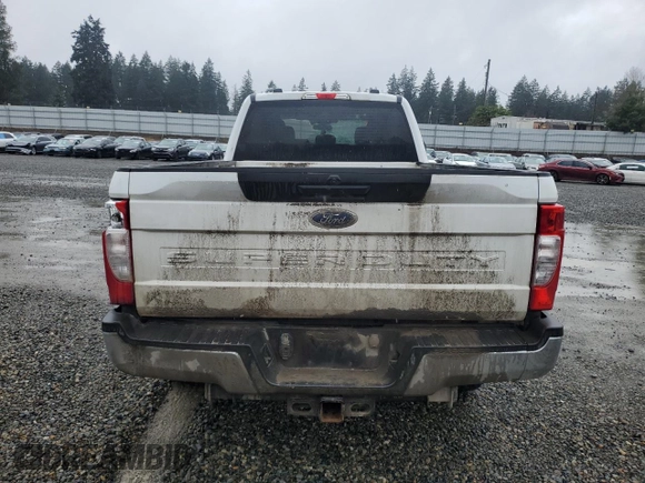 2020 Ford F-350 XL with VIN 1FT8W3BT2LED34466, listed as a Copart auction lot 50171615 with 78,460 mi miles and Salvage title. Bid and sale history available at DreamBid. Image 6.
