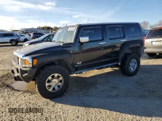 2007 Hummer H3 SUV with VIN 5GTDN13E178186684, listed as a Copart auction lot 86557584 with 294,784 mi miles and Salvage Title. Bid and sale history available at DreamBid. Image 1.