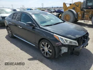 2015 Hyundai Sonata Sport with VIN 5NPE34AB5FH259115, listed as a Copart auction lot 50923435 with 115,160 mi miles and Salvage Title. Bid and sale history available at carsss.com. Image 4.
