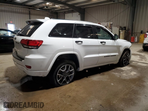 2021 Jeep Grand Cherokee 80th Anniversary with VIN 1C4RJFBG1MC513103, listed as a Copart auction lot 53439035 with 69,192 mi miles and Salvage title. Bid and sale history available at DreamBid. Image 3.