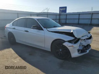 2014 BMW 3 Series 328i with VIN WBA3C1C56EK116247, listed as a Copart auction lot 48554445 with 106,557 mi miles and Salvage Title. Bid and sale history available at carsss.com. Image 4.