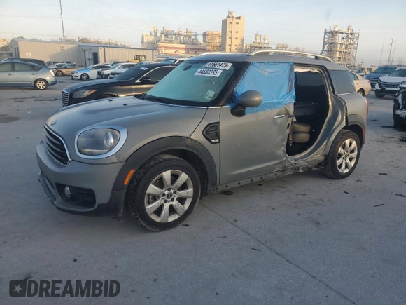 2019 MINI Countryman Cooper z VIN WMZYS7C59K3F45924, wystawiony jako Copart lot #44688395 z przebiegiem 93 967 mil mil oraz Szkoda całkowita • Salvage title. Historia ofert i sprzedaży dostępna na DreamBid. Obrazek 1.