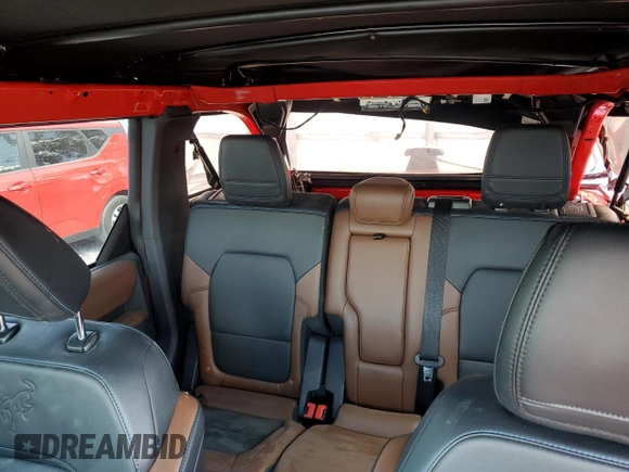 2022 Ford Bronco with VIN 1FMDE5BH7NLA89196, listed as a Copart auction lot 55729305 with 35,813 mi miles and Non Repairable. Bid and sale history available at DreamBid. Image 10.