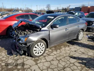 2019 Nissan Sentra S z VIN 3N1AB7APXKY359533, wystawiony jako Copart lot #84932284 z przebiegiem 105 817 mil mil oraz Szkoda całkowita • Salvage title. Historia ofert i sprzedaży dostępna na DreamBid. Obrazek 1.