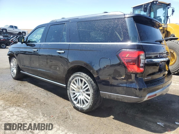 2023 Ford Expedition Max Limited with VIN 1FMJK2A84PEA54408, listed as a Copart auction lot 54578525 with 55,877 mi miles and Clean title. Bid and sale history available at DreamBid. Image 2.