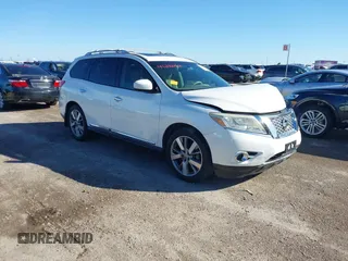 2014 Nissan Pathfinder SL with VIN 5N1AR2MN9EC635831, listed as a IAAI auction lot 41216252 with 142,455 mi miles and . Bid and sale history available at DreamBid. Image 1.