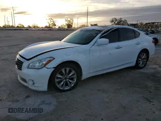 2012 Infiniti M37 with VIN JN1BY1AR1CM395522, listed as a Copart auction lot 76768224 with 163,422 mi miles and Salvage Title. Bid and sale history available at carsss.com. Image 1.