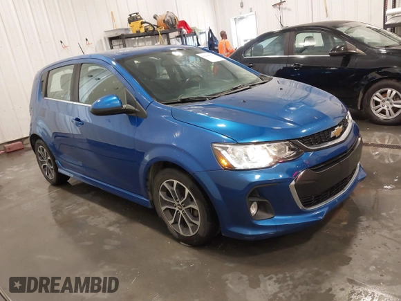2017 Chevrolet Sonic LT with VIN 1G1JD6SH4H4118936, listed as a IAAI auction lot 42240701 with 77,083 mi miles and . Bid and sale history available at DreamBid. Image 1.
