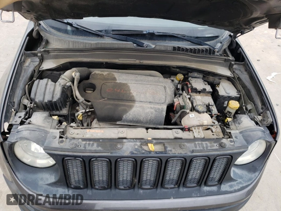 2017 Jeep Renegade Altitude with VIN ZACCJABB9HPG12010, listed as a Copart auction lot 51453125 with Not provided miles and Salvage title. Bid and sale history available at DreamBid. Image 12.