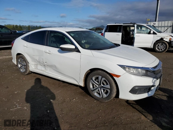 2016 Honda Civic Sedan LX with VIN 19XFC2F58GE035323, listed as a Copart auction lot 51520235 with 141,304 mi miles and Salvage Title. Bid and sale history available at carsss.com. Image 4.