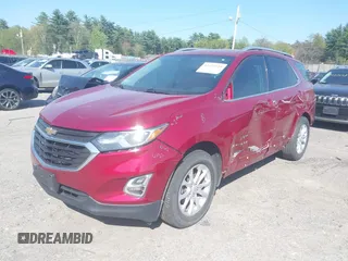 2018 Chevrolet Equinox LT z VIN 3GNAXSEV4JS513155, wystawiony jako IAAI lot #42231518 z przebiegiem 108 626 mil mil oraz . Historia ofert i sprzedaży dostępna na DreamBid. Obrazek 2.