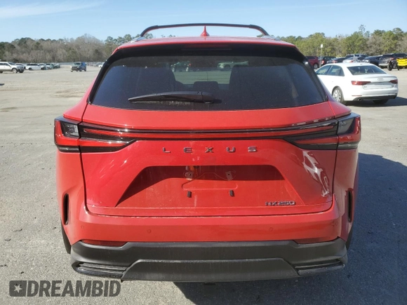 2025 Lexus NX with VIN 2T2GDCAZ0SC020433, listed as a Copart auction lot 47926815 with 3,220 mi miles and Salvage Title. Bid and sale history available at carsss.com. Image 6.