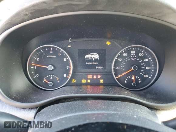 2020 Kia Sportage LX with VIN KNDPMCAC5L7753158, listed as a Copart auction lot 52417295 with 34,390 mi miles and Salvage Title. Bid and sale history available at carsss.com. Image 9.