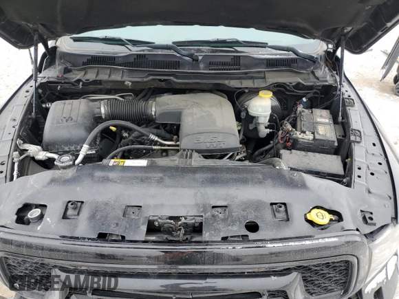 2018 Ram 1500 Express with VIN 1C6RR6FG1JS127115, listed as a Copart auction lot 43017055 with 87,487 mi miles and Salvage title. Bid and sale history available at DreamBid. Image 11.