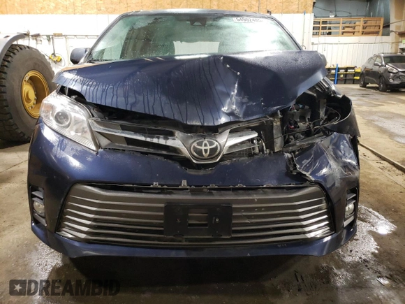2018 Toyota Sienna XLE с VIN 5TDDZ3DC4JS208054, выставлен на аукционе Copart как лот 54902485 с пробегом 110 296 миль миль и Списание • Salvage title. История ставок и продаж доступна на DreamBid. Изображение 5.