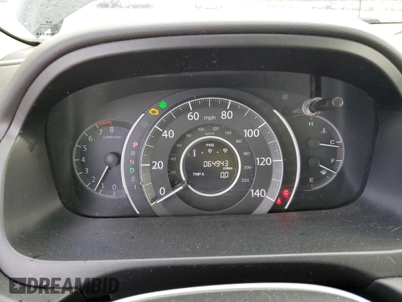 2014 Honda CR-V EX with VIN 5J6RM4H57EL000130, listed as a Copart auction lot 52740545 with 64,943 mi miles and Salvage Title. Bid and sale history available at carsss.com. Image 9.