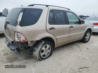 2003 Mercedes-Benz M 350 z VIN 4JGAB57E63A428873, wystawiony jako Copart lot #44179105 z przebiegiem 191 384 mil mil oraz Szkoda całkowita • Salvage title. Historia ofert i sprzedaży dostępna na DreamBid. Obrazek 3.
