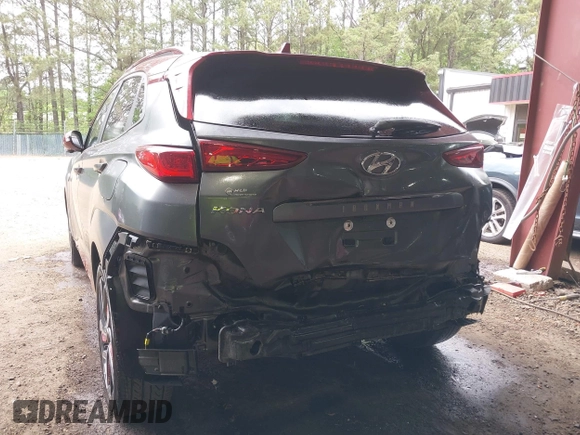 2019 Hyundai Kona Ultimate with VIN KM8K53A5XKU303722, listed as a IAAI auction lot 42095984 with 66,134 mi miles and . Bid and sale history available at DreamBid. Image 6.