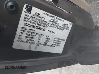 2005 Saturn Relay 3 with VIN 5GZDV23L75D209108, listed as a IAAI auction lot 42177295 with 235,081 mi miles and . Bid and sale history available at DreamBid. Image 9.
