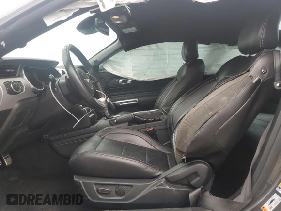 2023 Ford Mustang GT with VIN 1FA6P8CFXP5304962, listed as a Copart auction lot 54947875 with 12,317 mi miles and Salvage title. Bid and sale history available at DreamBid. Image 7.