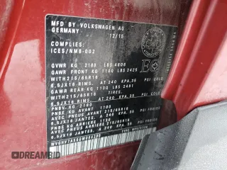 2016 Volkswagen Tiguan with VIN WVGHV7AX6GW064295, listed as a Copart auction lot 87358164 with 248,891 mi miles and Salvage title. Bid and sale history available at DreamBid. Image 13.