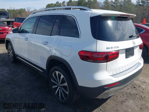 2020 Mercedes-Benz GLB 250 z VIN WDC4M4GB0LW010866, wystawiony jako IAAI lot #41720732 z przebiegiem 6 515 mil mil oraz . Historia ofert i sprzedaży dostępna na DreamBid. Obrazek 3.