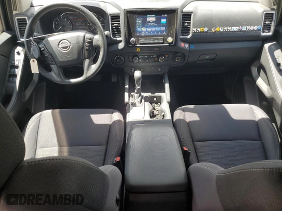 2022 Nissan Frontier SV with VIN 1N6ED1EK3NN603686, listed as a Copart auction lot 56250585 with 87,113 mi miles and Salvage title. Bid and sale history available at DreamBid. Image 8.