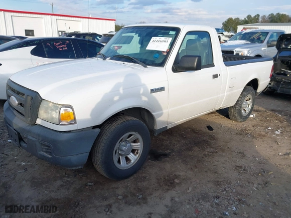 2007 Ford Ranger XL with VIN 1FTYR10D67PA02614, listed as a IAAI auction lot 41416593 with 281,449 mi miles. Bid and sale history available at carsss.com. Image 17.