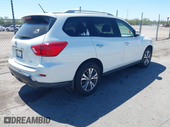 2018 Nissan Pathfinder SL with VIN 5N1DR2MN5JC610240, listed as a IAAI auction lot 41841057 with 100,217 mi miles and . Bid and sale history available at DreamBid. Image 4.