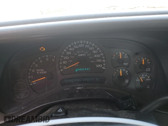2004 Chevrolet Avalanche Z66 with VIN 3GNEC12T34G237097, listed as a Copart auction lot 51255595 with 270,547 mi miles and Clean title. Bid and sale history available at DreamBid. Image 9.