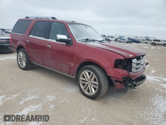 2017 Ford Expedition Platinum with VIN 1FMJU1MT2HEA13717, listed as a Copart auction lot 45651025 with 114,340 mi miles and Salvage title. Bid and sale history available at DreamBid. Image 4.