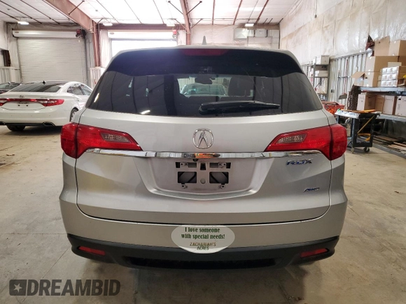 2015 Acura RDX with VIN 5J8TB4H37FL015004, listed as a Copart auction lot 50387335 with 27,755 mi miles and Clean Title. Bid and sale history available at carsss.com. Image 6.
