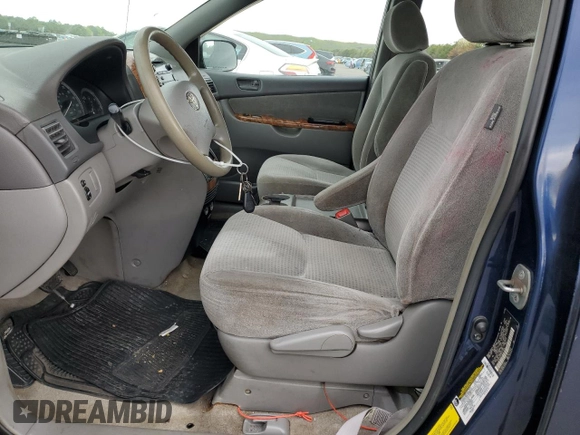 2006 Toyota Sienna CE with VIN 5TDZA23C26S443889, listed as a Copart auction lot 55943185 with 266,789 mi miles and Salvage Title. Bid and sale history available at DreamBid. Image 7.