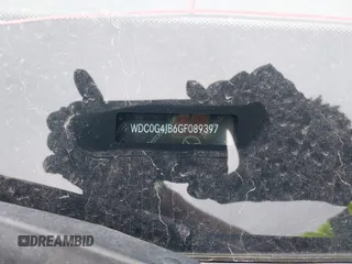 2016 Mercedes-Benz GLC with VIN WDC0G4JB6GF089397, listed as a IAAI auction lot 41505988 with 182,447 mi miles. Bid and sale history available at carsss.com. Image 9.