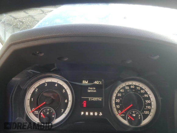 2014 Ram 1500 Express with VIN 1C6RR6FT6ES243364, listed as a Copart auction lot 64190265 with 214,257 mi miles and Salvage title. Bid and sale history available at DreamBid. Image 9.