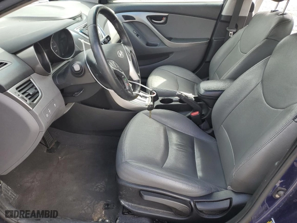 2012 Hyundai Elantra GLS PZEV with VIN 5NPDH4AE4CH087131, listed as a Copart auction lot 52668105 with 117,308 mi miles and Salvage Title. Bid and sale history available at carsss.com. Image 7.
