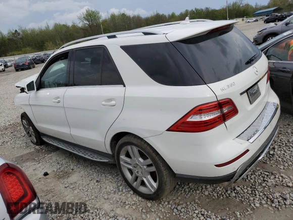 2014 Mercedes-Benz M 350 with VIN 4JGDA5JB4EA407764, listed as a Copart auction lot 51336725 with Not provided miles and Salvage title. Bid and sale history available at DreamBid. Image 2.