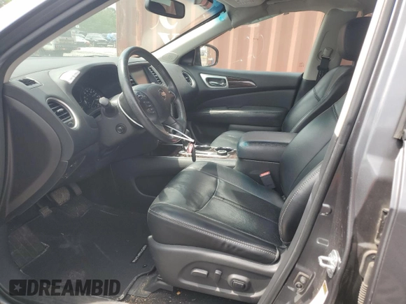 2015 Nissan Pathfinder SV with VIN 5N1AR2MM8FC654587, listed as a Copart auction lot 55139465 with 102,397 mi miles and Salvage Title. Bid and sale history available at carsss.com. Image 7.