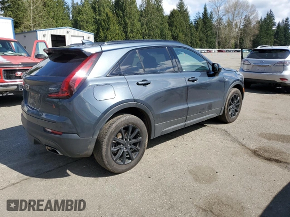 2021 Cadillac XT4 AWD Luxury with VIN 1GYFZBR48MF034573, listed as a Copart auction lot 51114315 with 53,066 mi miles and Salvage title. Bid and sale history available at DreamBid. Image 3.