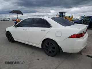 2005 Acura TSX with VIN JH4CL96905C006688, listed as a Copart auction lot 48003285 with 202,133 mi miles and Salvage title. Bid and sale history available at DreamBid. Image 2.