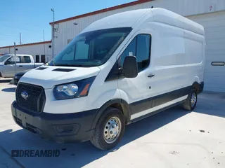 2023 Ford Transit Cargo with VIN 1FTBR2X86PKA51393, listed as a IAAI auction lot 41769269 with 91,032 mi miles and . Bid and sale history available at DreamBid. Image 17.